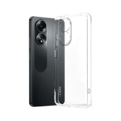 Microcase Oppo A38 4G/Oppo A18 4G  ile Uyumlu  Slim Serisi Soft TPU Silikon Kılıf - Şeffaf AL3324