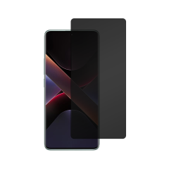 Microcase Xiaomi Redmi Poco X7/Redmi Note 14 Pro 5G Privacy Gizlilik Filtreli Tam Kaplayan Tempered Cam-AL3125