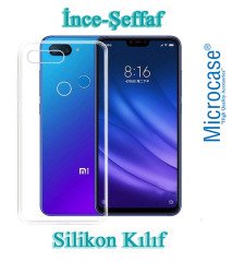 Microcase Xiaomi Mi 8 Lite İnce 0.2 mm Soft Silikon Kılıf + CAM