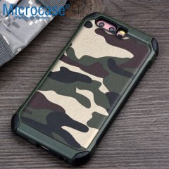 Microcase Huawei P10 Kamuflaj Serisi Armor Koruma Kılıf + CAM