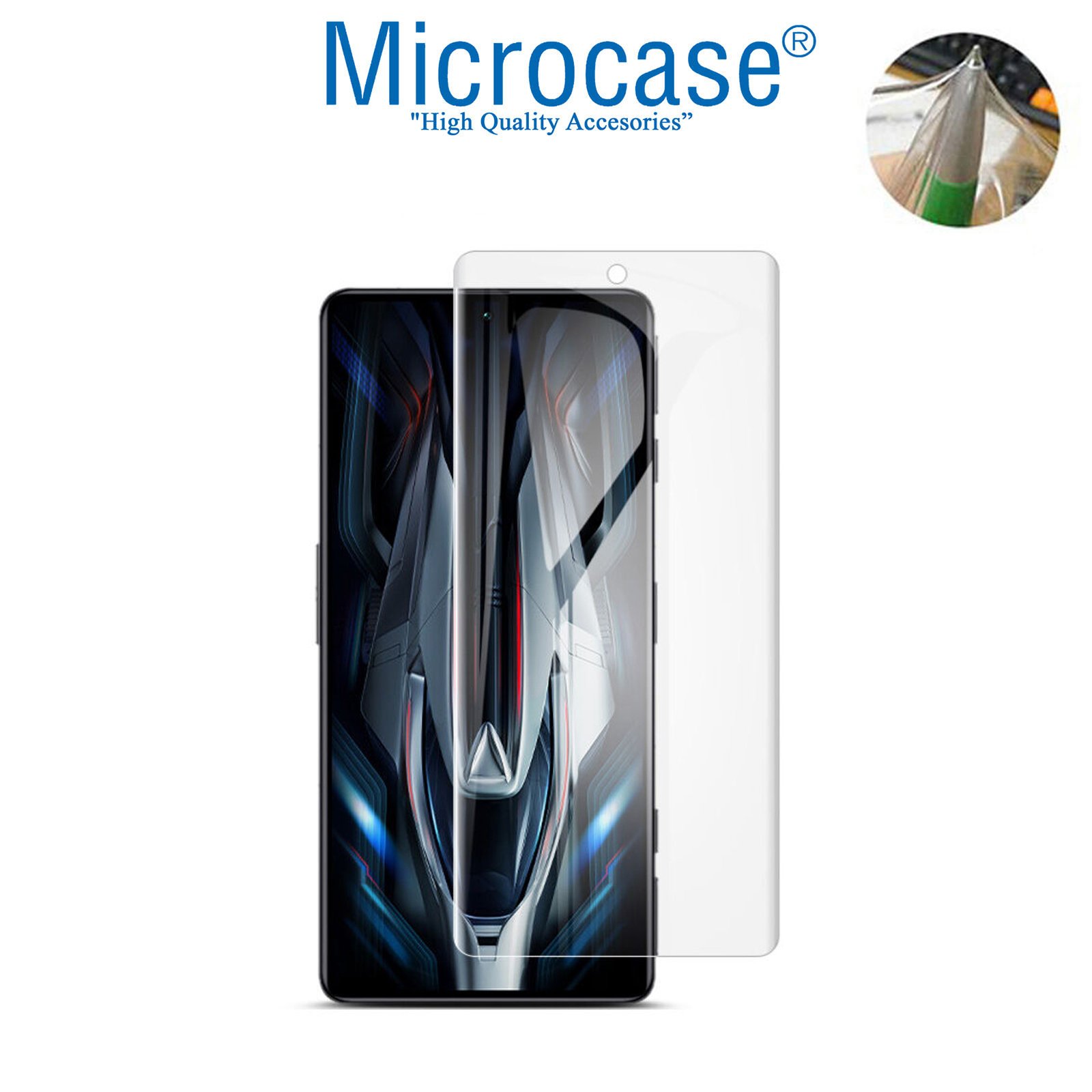 Microcase Xiaomi Poco F4 GT 5G Full Ön Kaplama Koruma Filmi
