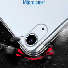 Microcase iPad 10.Nesil 10.9 inch 2022 Anti Shock Silikon Kılıf -Şeffaf AL3308