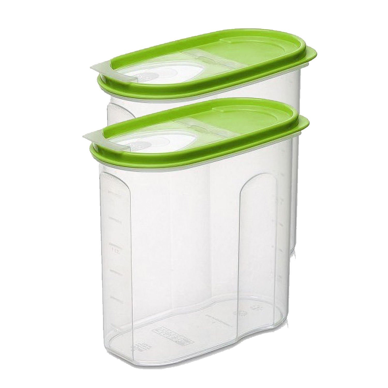 Microcase 2li Dikey Erzak Bakliyat Saklama Kabı Kapaklı 1.75 L - AL3183