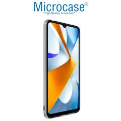 Microcase Xiaomi Poco C40 Slim Serisi Soft TPU Silikon Kılıf - Şeffaf