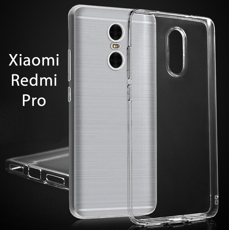 Xiaomi Redmi Pro 0.2 mm Ultra İnce Silikon Kılıf + Tempered Cam