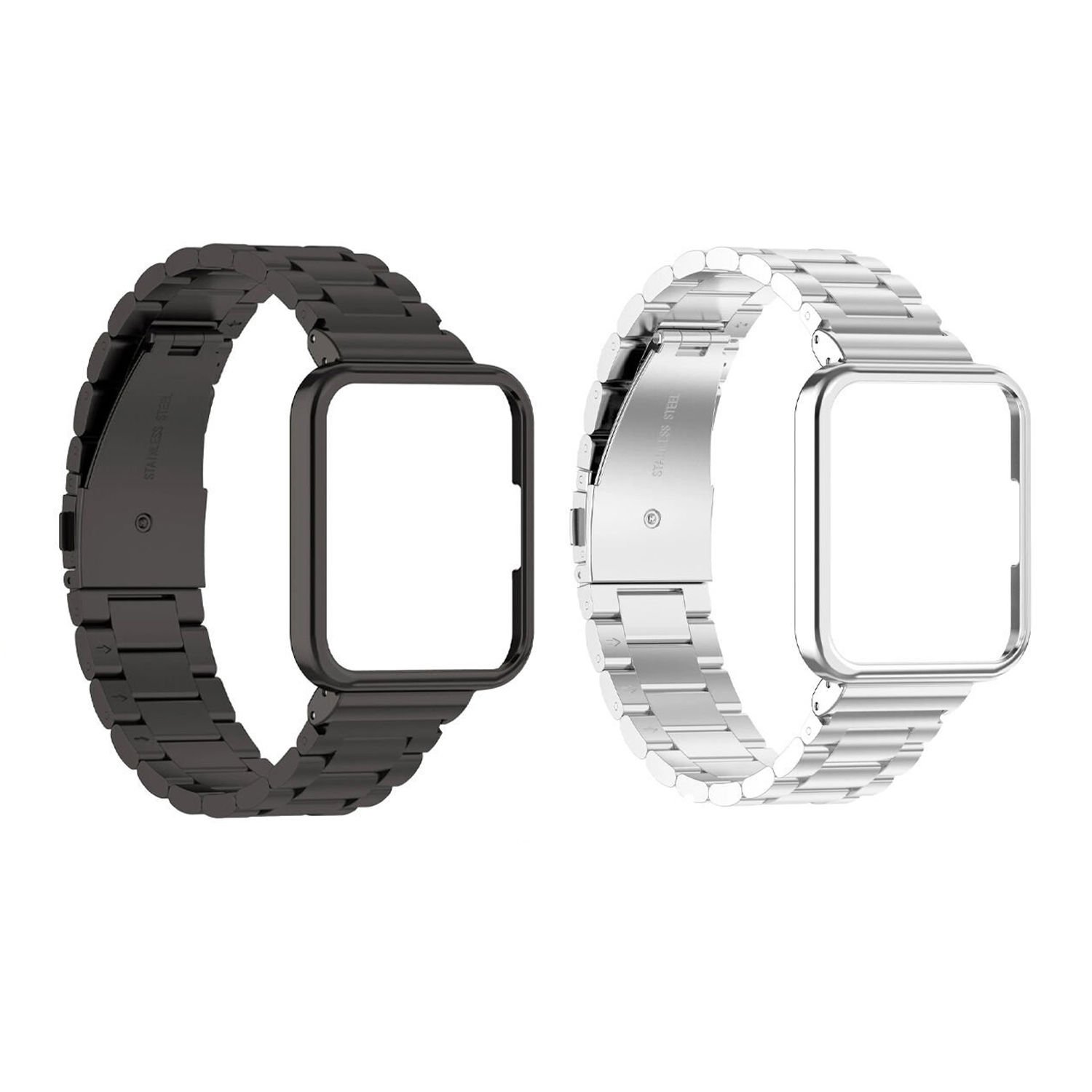 Microcase Xiaomi Redmi Watch 3 Active için Metal Kordon Kayış - KY93