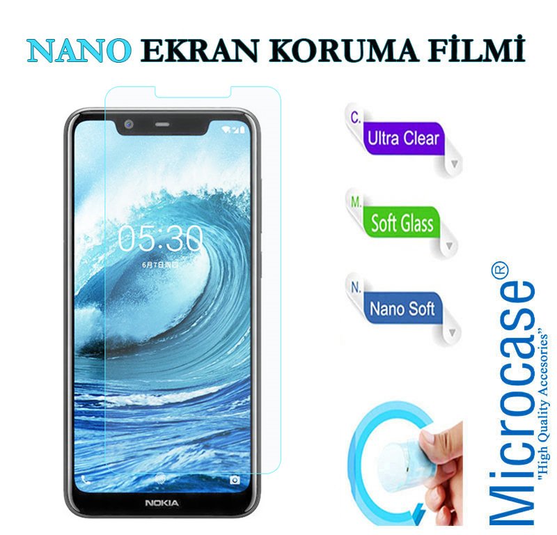 Microcase Nokia 5.1 Plus Nano Esnek Ekran Koruma Filmi