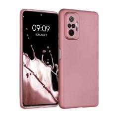 Microcase Xiaomi Redmi Note 10 Pro Premium Matte Silikon Kılıf - Rose Gold
