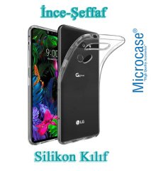 Microcase LG G8S ThinQ İnce 0.2 mm Soft Silikon Kılıf - Şeffaf