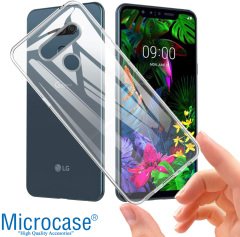 Microcase LG G8S ThinQ İnce 0.2 mm Soft Silikon Kılıf - Şeffaf