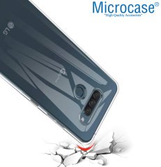 Microcase LG G8S ThinQ İnce 0.2 mm Soft Silikon Kılıf - Şeffaf