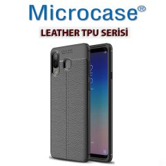 Microcase Samsung Galaxy A9 Star Leather Tpu Silikon Kılıf + CAM