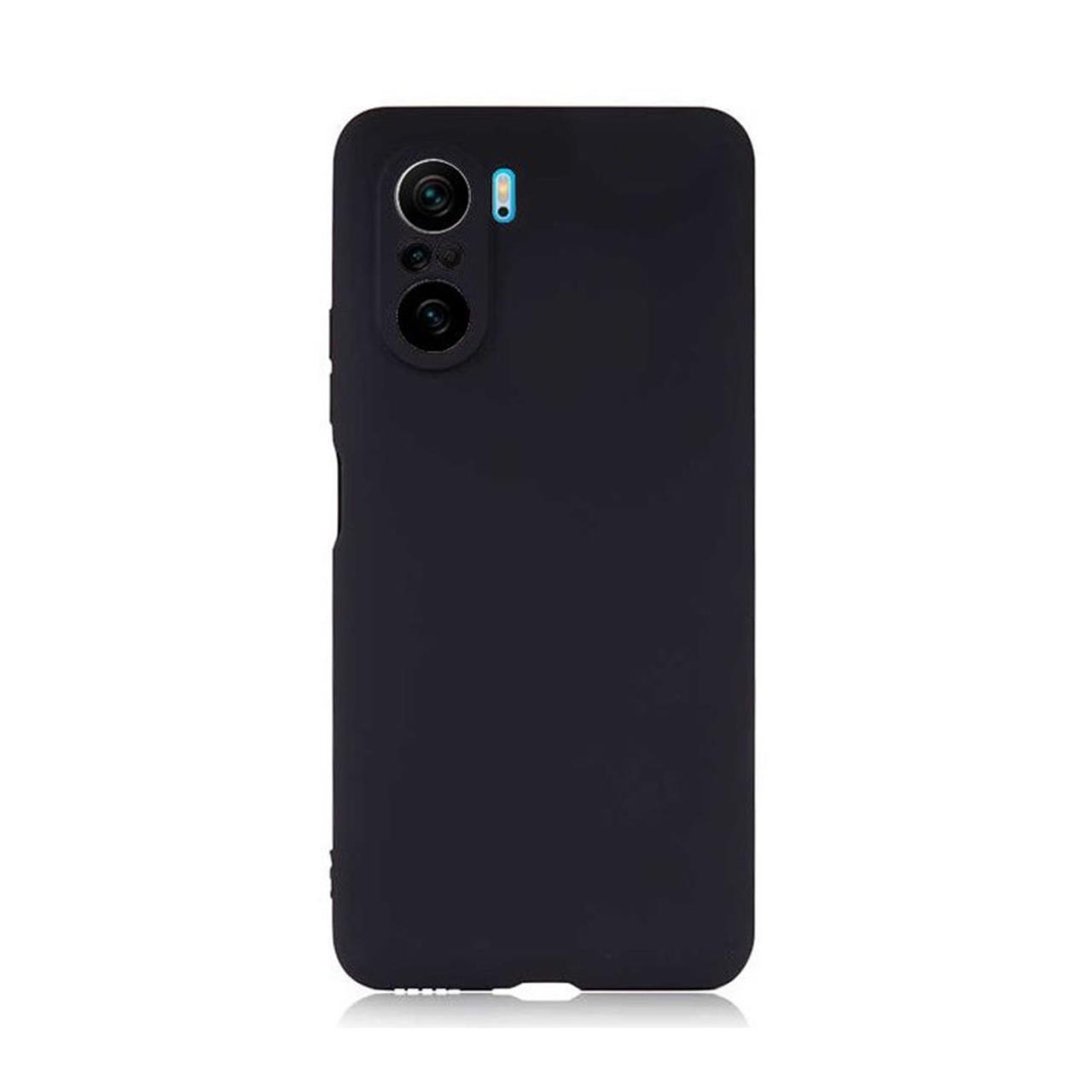 Microcase Xiaomi Redmi K40 Premium Matte Silikon Kılıf - Siyah