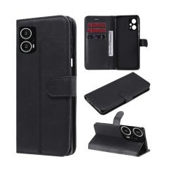 Microcase Xiaomi Redmi Note 11T/Poco X4 GT Darbeye Dayanıklı Cüzdanlı ve Standlı Kapaklı Deri Kılıf Siyah AL4232