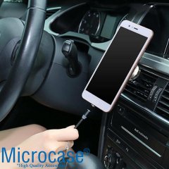 Microcase iPhone Lighting Manyetik Uçlu Mıknatıslı Şarj Kablosu 1 metre Siyah