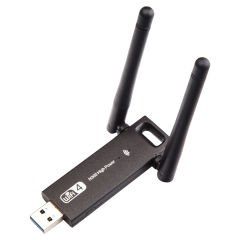 Microcase 2.4G 300Mbps USB 3.0 Wifi Adaptör Çift Anten - AL3097