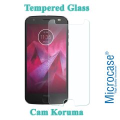 Motorola Moto Z2 Force Tempered Glass Cam Ekran Koruma