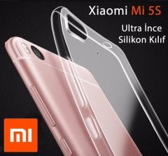 Xiaomi Mi 5S Ultraİnce Soft Silikon Kılıf + Tempered Glass