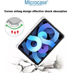 Microcase iPad 10.Nesil 10.9 inch 2022 Kalem Koymalı Silikon Kılıf -Şeffaf AL3306