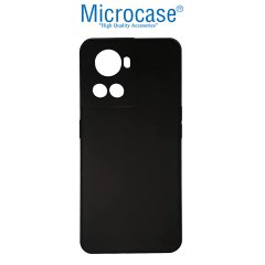 Microcase Oneplus Ace Matte Serisi Kamera Korumalı Silikon TPU Kılıf - Siyah