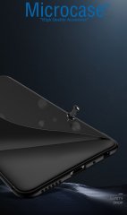 Microcase Oppo A5 2020 - Oppo A9 2020 Elektrocase Serisi Kamera Korumalı Silikon Kılıf - Siyah + Tempered Glass Cam Koruma