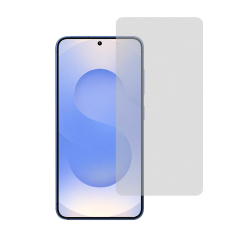 Microcase Samsung Galaxy S25 Tam Kaplayan Çerçeveli Mat Cam Koruma - AL3124