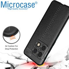 Microcase OnePlus Ace Pro 5G / OnePlus 10T Leather Serisi Deri Efekt Silikon Kılıf - Siyah AL3337