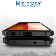 Microcase Xiaomi Redmi Note 8 King Serisi Armor Perfect Koruma Kılıf - Siyah