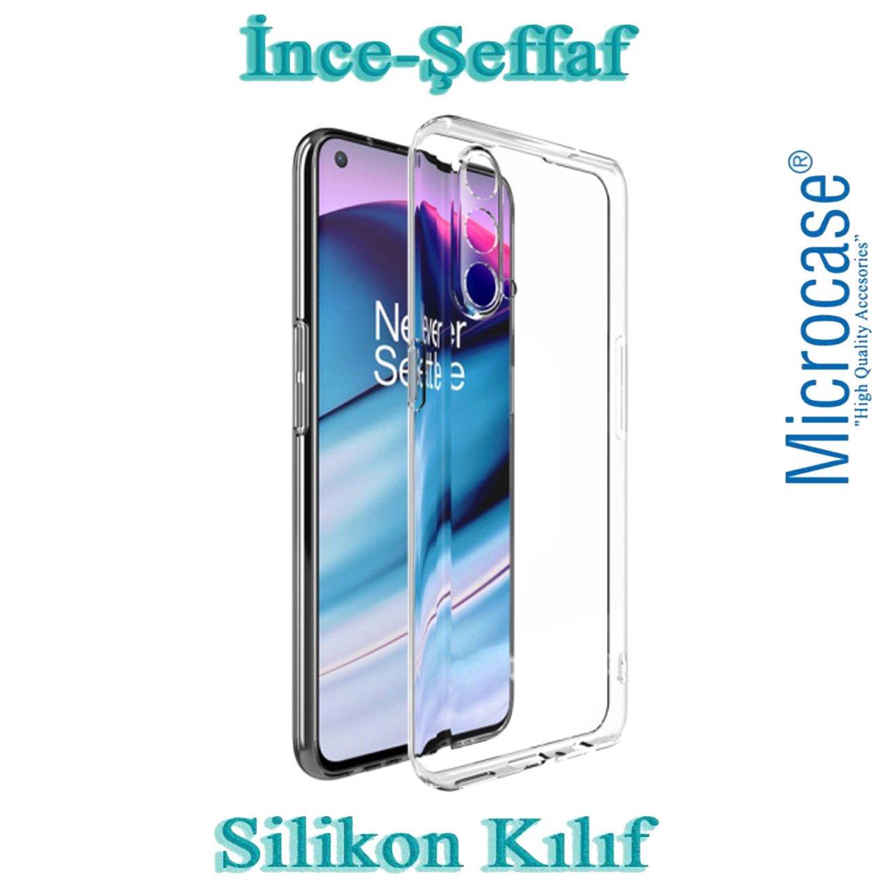 Microcase OnePlus Nord CE 5G 0.2 mm Ultra İnce Soft Silikon Kılıf - Şeffaf