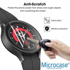 Microcase Huawei watch 4 pro için TPU Ekran Koruma Filmi - Şeffaf AL3384
