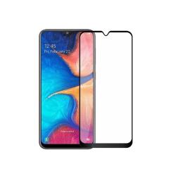 Microcase Samsung Galaxy A50 Tam Kaplayan Çerçeveli Cam - Siyah