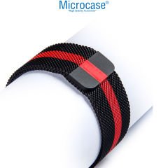 Microcase Apple Watch SE 2022 44 mm Uyumlu Mıknatıslı Metal Kordon Kayış - KY25-2
