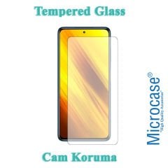 Microcase Xiaomi Poco X3 Pro Tempered Glass Cam Ekran Koruyucu
