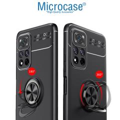 Microcase Xiaomi Redmi Note 11 Pro 4G Global 2022 Focus Yüzüklü Silikon Kılıf