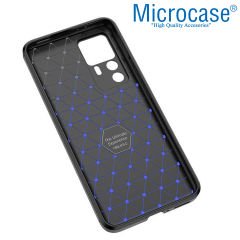 Microcase Xiaomi 12T / 12T Pro / Redmi K50 Ultra Leather Serisi Deri Efekt Silikon Kılıf - Siyah AL3337