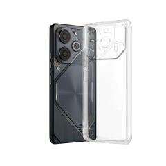 Microcase  Tecno Pova 6 Pro 5G ile Uyumlu  Slim Serisi Soft TPU Silikon Kılıf - Şeffaf AL3324