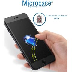 Microcase Samsung Galaxy S25 Plus Tam Kaplayan Çerçeveli Mat Cam Koruma - AL3124