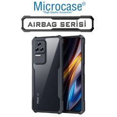Microcase Xiaomi Poco F4 Airbag Serisi Darbeye Dayanıklı Tpu Kılıf