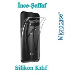 Microcase LG Q60 Ultra İnce 0.2 mm Soft Silikon Kılıf + Tempered Glass Cam Koruma (SEÇENEKLİ)
