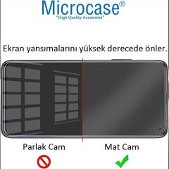 Microcase Samsung Galaxy S25 Ultra Tam Kaplayan Çerçeveli Mat Cam Koruma - AL3124