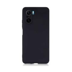 Microcase Xiaomi Poco F3 Premium Matte Silikon Kılıf - Siyah