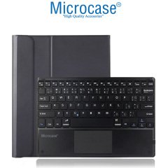 Microcase iPad 7.Nesil 10.2 inch 2019 Bluetooth Touchpad Klavye + Standlı Kılıf - BKK5