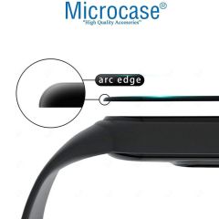Microcase Xiaomi Redmi Watch 3 Tam Kaplayan Kavisli Ekran Koruyucu 3D Pet Film - Siyah AL3385