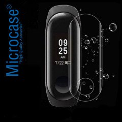 Microcase Xiaomi Mi Band 3 Nano Glass Ekran Koruma Film-DELİKLİ K