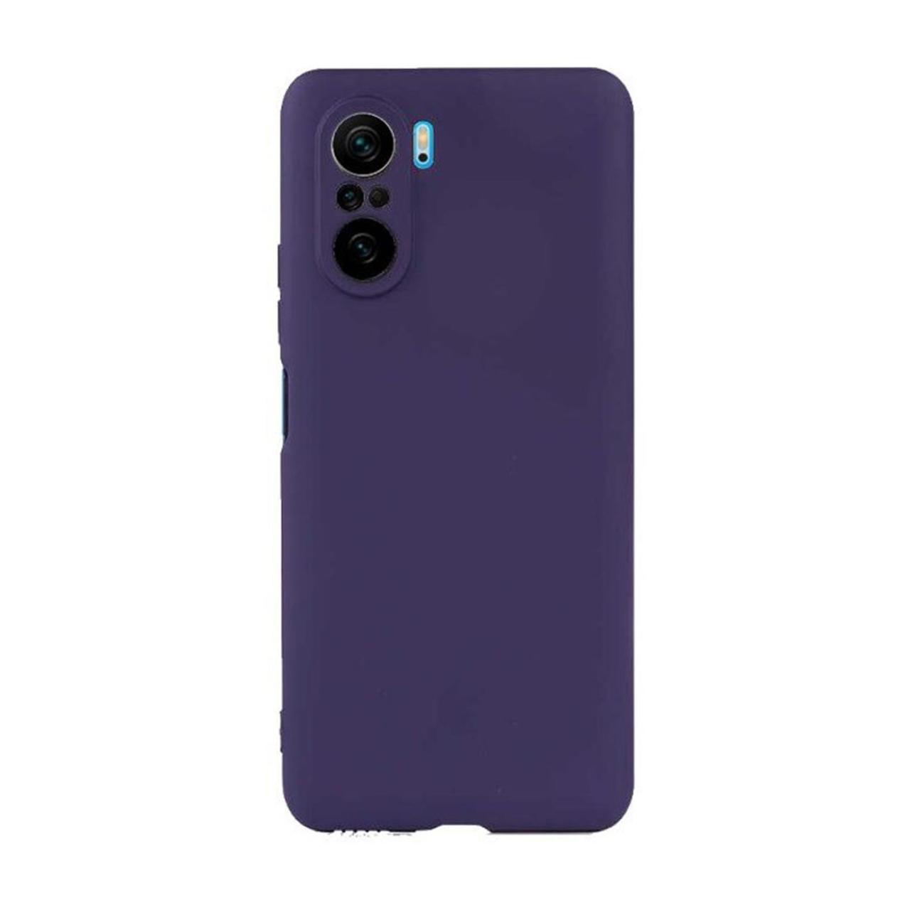 Microcase Xiaomi Poco F3 Premium Matte Silikon Kılıf - Lacivert
