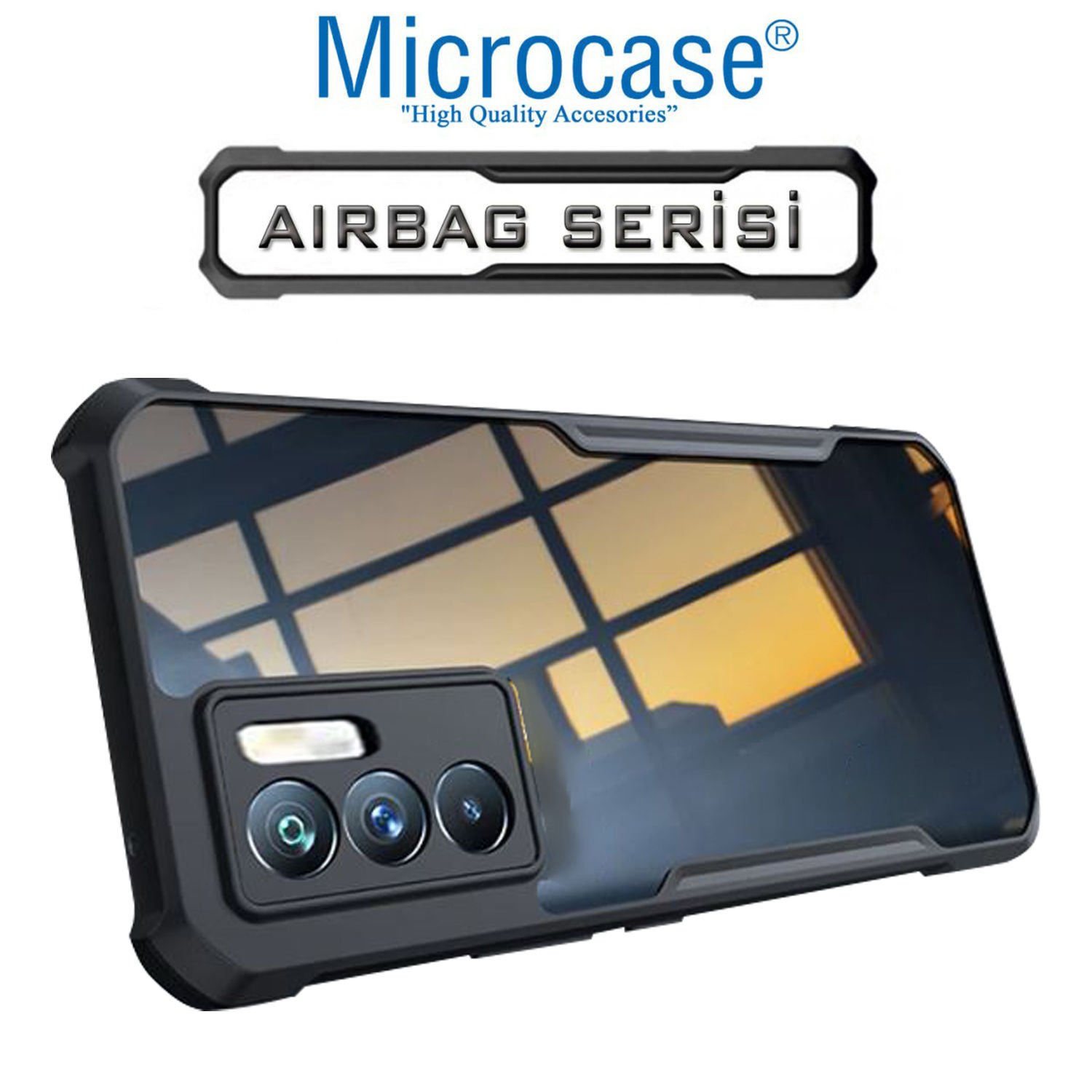 Microcase Xiaomi Redmi Note 11 SE Airbag Serisi Darbeye Dayanıklı Tpu Kılıf