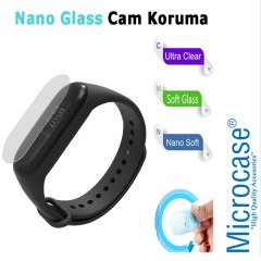 Microcase Xiaomi Mi Band 3 Nano Glass Ekran Koruma Film-DÜZ KESİM
