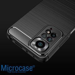 Microcase Xiaomi Redmi Note 11 Global 2022 Brushed Silikon Kılıf - Siyah