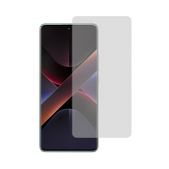 Microcase Xiaomi Poco X7 Pro/Redmi Turbo 4 5G Tam Kaplayan Çerçeveli Mat Cam Koruma - AL3124