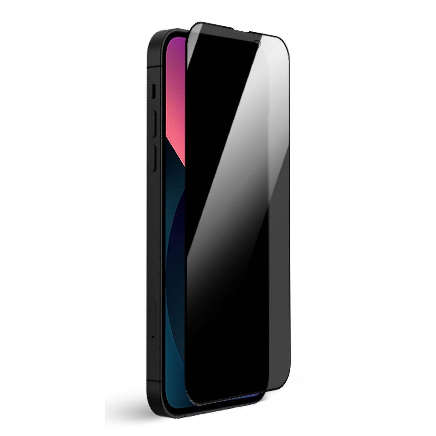 Microcase Apple iPhone 14 Plus Privacy Gizlilik Filtreli Tam Kaplayan Cam Koruma - AL3125
